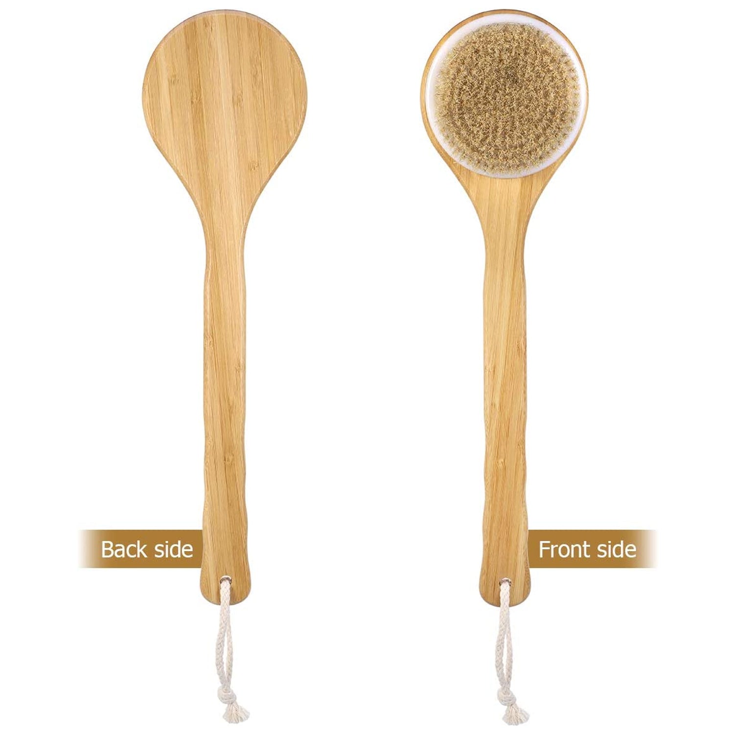 6700 Body Brush Dry Brushing Back Scrubber Shower Bath Brush Bamboo Long Handle Natural Bristles exfoliating Massage Improve Blood Circulation Cellulite DeoDap 6700 Body Brush Dry Brushing Back Scrubber Shower Bath Brush Bamboo Long Handle Natural Bristles exfoliating Massage Improve Blood Circulation Cellulite DeoDap